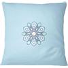 Bona Basics, Federa decorativa per cuscino, decorazione per la casa, per divano, caffetteria, dimensioni: 60 x 60 cm, colore: blu chiaro