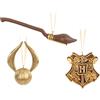 Grupo Erik Set Decorazioni Natalizie Harry Potter Gadget - 3 Addobbi Albero di Natale con Cordoncino Dipinti a Mano | Natale Decorazioni: Regalo Harry Potter Natale
