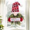 LATERN Ghirlanda di Gnomi di Natale, 70CM Ghirlanda da Appendere di Pino e Abete Rosso Artificiale con Svedese Tomte per Natale Porta D'ingresso Parete Finestra Camino Decorazione