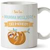 Mugffins Tazza Mamma - Sei la Mamma Migliore del Mondo (Modello 3) - Idee Regali Originali Festa della Mamma