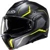 HJC Casco i100 LORIX Nero Giallo Fluo HJC XL