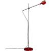 OLUCE lampada da terra G.O. - 352-ROSSO-SCARLET