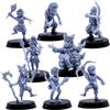 Forged Terrain Scala 28mm Goblin Pack Unità Figura Dungeons and Dragons Gioco in miniatura, Monster Fantasy Umanoide Creatura Malvagia Giochi di ruolo da tavolo Giochi di ruolo, 0495