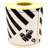MD Labels Etichette classe 9, batterie al litio, 100 x 100 mm, 500 per rotolo, autoadesive per trasporto