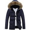PengGeng Parka Uomo Giacca Cappotti Spessore Giaccone Caldo Invernali con Cappuccio Marina M