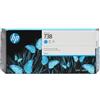 Hp Cartuccia Hp 738 DesignJet da 300ml Ciano [676M6A]