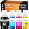 Supply Guy 4x Inchiostro compatibile con Canon GI-51 Multipack per Pixma G 1520 G 1530 G 1560 G 2520 G 2560 G 2570 G 3520 G 3560 G 3570 Series G 4570
