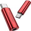 MOSWAG Adattatore USB C Jack con DAC Corpo in Lega di Zinco