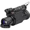 AGM Global Vision Wolf-14 NL1 Night Vision Monoculare - Gen 2+ P34 Fosforo Verde, Livello 1 IIT, Tattico, Montabile su Casco, Nero
