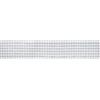 Mikasa Runner da tavola in cotone e lino, runner da tavola bianco con motivo a quadri, 230 x 33 cm | Runner da tavola naturale per sala da pranzo rustica, lavabile in lavatrice