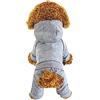 LifeWheel Vestiti per Cani Felpa con Cappuccio per Cane Inverno Caldo Cappotto Cane Cotone Felpa Cane per Abbigliamento per Cani di Taglia Piccola e Media (Grigio, S)
