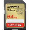 SANDISK S.DIGITAL EXTREME 64GB XC 170-80MB/S