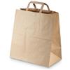 Eco to go Shopper carta riciclata RINFORZATA 90gr fondo largo per asporto misura media -28x16x30h cm