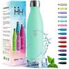 HoneyHolly Borraccia Termica, 500ml Borraccia Acciaio Inox, Borraccia Palestra senza Perdite & BPA, Bottiglia Termica per Scuola, Sport, Lavoro - Bevande Calde per 12 Ore & Fredde 24 Ore