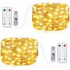 Vacoulery Catena Luminosa 100 LED 10M 8 Modalità, USB Luci a Stringa Timer con Telecomando Filo di Rame Luci Led Stringa Luci Per Feste, Natale, Decorazioni Interne ed Esterne