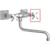 Maniglia a croce per Argo Treviso 1835 - Cod.85CR910C Acqua Fredda