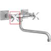 Maniglia a croce per Argo Treviso 1835 - Cod.85CR910H Acqua Calda