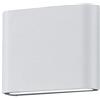 Trio Leuchten Thames II 227560231 - Lampada a LED per esterni, in alluminio, 2 x 2,5 Watt, colore: Bianco