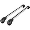 accessorypart Compatibile con Dacia Duster 2 (HM) 2018-2024 ACE-1 Barre Tetto Portapacchi Auto Barre Portatutto Grigo Alluminio 2 Barre