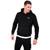 Alpha Industries Basic Hoody Felpa con Cappuccio Logo Piccolo per Uomo Greyblack