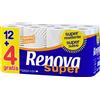 Renova Carta igienica, super bianca, 12 rotoli