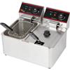 KAREL Friggitrice elettrica - Capacità lt 4 +4 - cm 43.5 x 37.5 x 31 h