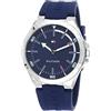 Tommy Hilfiger Orologio Analogico al Quarzo da Uomo con Cinturino in Silicone Blu - 1791542