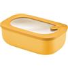 Guzzini - Kitchen Active Design, STORE&MORE BIO, Contenitore Ermetico Rettangolare per Frigo/Freezer/Microonde - Giallo Mango, 20 x12 x h7cm | 900 ml - 171001236