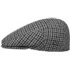 LIPODO Coppola Inglese Classic Herringbone Donna/Uomo - Made in Italy Cappello Piatto Cappellino Lana Invernale con Visiera, Fodera, Fodera Estate/Inverno - 59 cm Grigio-Nero