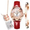 OLEVS Orologi Il nuovo quadrante a sabbie mobili fluirà Set Regali per Donna, Orologio Collana