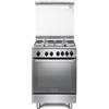 DE LONGHI DMX64L Cucina 4 Fornelli da 60 cm Inox