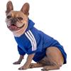 Ducomi Felpa con Cappuccio per Cani di Tutte le Taglie e Razze - Caldo e Morbido Abbigliamento Cane - Pullover Tinta Unita per Animali Domestici e Cuccioli (Blu, M)