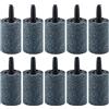 Pawfly Acquario 3cm Aria Pietra Cilindro Diffusore di Bolle Strumento di Rilascio per Pompe d'Aria Nano Piccoli Secchi Serbatoi di Pesce e Giardino all'aperto DWC Serbatoi, 10 Pack