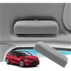 GAFAT Compatibile con Opel Corsa F/Astra L/Grandland X GS EV 2020-2025 2026 Custodie Occhiali da Sole, Corsa-e Organizer Porta Occhiali, Originale OEM, Accessori Corsa F [Migliorato Plus] (Grigio)