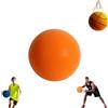 YofAb Silent Basketball,Silent Basketball Dribbling Indoor, Uncoated High-Density Foam Ball,high-Resilience,Safe, Soft, and Lightweight,Suitable for Various Indoor (Line-Orange,7.08in(18cm))