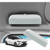 GAFAT Compatibile con Opel Corsa F/Astra L/Grandland X GS EV 2020-2025 2026 Custodie Occhiali da Sole, Corsa-e Organizer Porta Occhiali, Originale OEM, Accessori Corsa F (Bianco)
