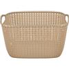 Curver Cesta Knit Rectangular L ~19L, Composto da, Arena, 19 L