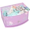 Depesche 12718 TOPModel Fantasy Tiger-Piccolo Viola, con Motivo di Fata, portagioie con Specchio e Coperchio a Cerniera, Colore