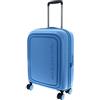 Mandarina Duck Logoduck + Trolley Cabin P10SZV54, Luggage Suitcase Unisex - Adulto, Blu Parisino, 40x55x20(LxHxW)