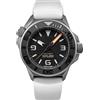 Undone AQUADEEP SIGNAL Automatico Titanio Silicone Grigio Bianco Zaffiro Orologio Uomo