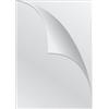 Q-Connect Buste per brochure Q-Connect SUPER FORTI/buste per cartelle tipo L DIN A4 / 100 pezzi/colore: semitrasparente/PP 120 micron/μm/apertura laterale trasparente granulosa