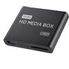 Eboxer Lettore multimediale HDMI Full HD, Mini lettore multimediale digitale HDMI 1080p Ultra Supporto USB, schede SD MMC RMVB MP3 AVI e MKV (EU)(EU)
