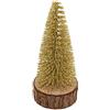 Albero Abete innevato oro cm 9h