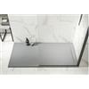 Grandform/Kinedo Piatto Doccia Linear W Matt 160x80 in 6 Colori - Colore : Antracite Matt