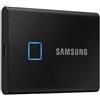 GielleService Disco esterno rigido SSD Samsung T7 Touch da 2 TB NVMe USB 3.2 - nero MU-PC2T0K/WW