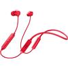 AQL AUDIO QUALITY LAB AQL Collar Flexible | Cuffie Auricolari Neckband Bluetooth Universali - Batteria da 250mh Durata Musica 20h Ricarica 2h - Portata 10Mt - Rosso
