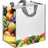 Shopper in polipropilene Frutta e Verdura 35x34,5x22 cm personalizzate o neutre
