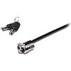 GielleService Cavo di Sicurezza Lucchetto a chiave Kensington Microsaver con 20 chiavi - Testa resistente da 10 mm