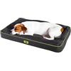 Ferplast Cuccia Ortopedica per Cani Media Materassino per Cani Impermeabile e Antigraffio Cuccia Morbida Polo, 80 x 50 x h 8 CM, NERO