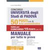Maggioli Editore Concorso Università degli studi di Padova - 50 posti Area Amministrativa (cat. C) - Manuale per tutte le prove